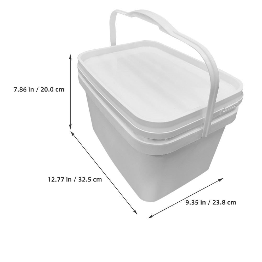 Painting Storage Bucket Plastic PP Handled Lightweight Paint Container for Varnish Pigment Art Painting Bucket