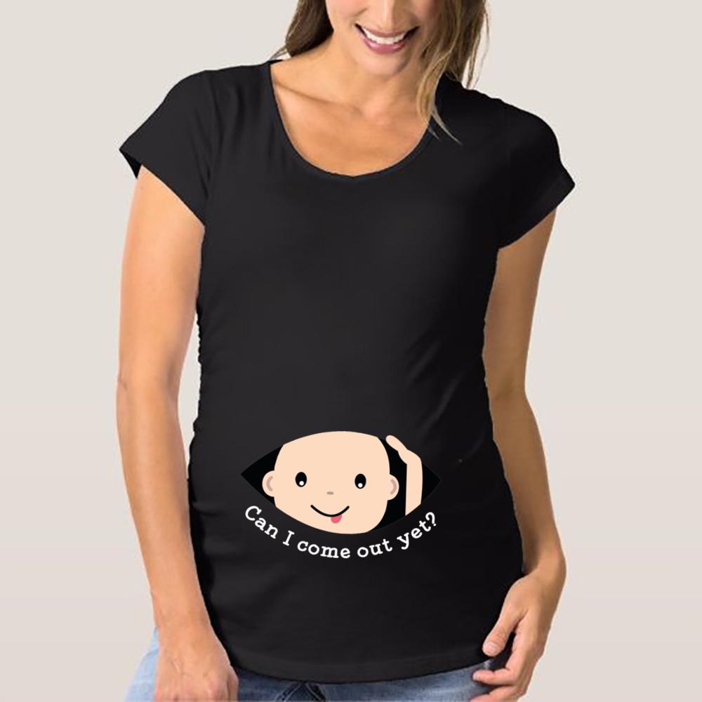 Moederschap T-shirts Voor Unisex Schattig Grappig Grafisch Zwangerschapscadeaus Zomer Casual Mama Zwangerschap Blouses Kleding