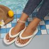 Women Slippers Soft Sole EVA Flip Flops Summer Beach Sandals Platform Clip Toe Slippers Casual Flat Shoes Bathroom Slides Women