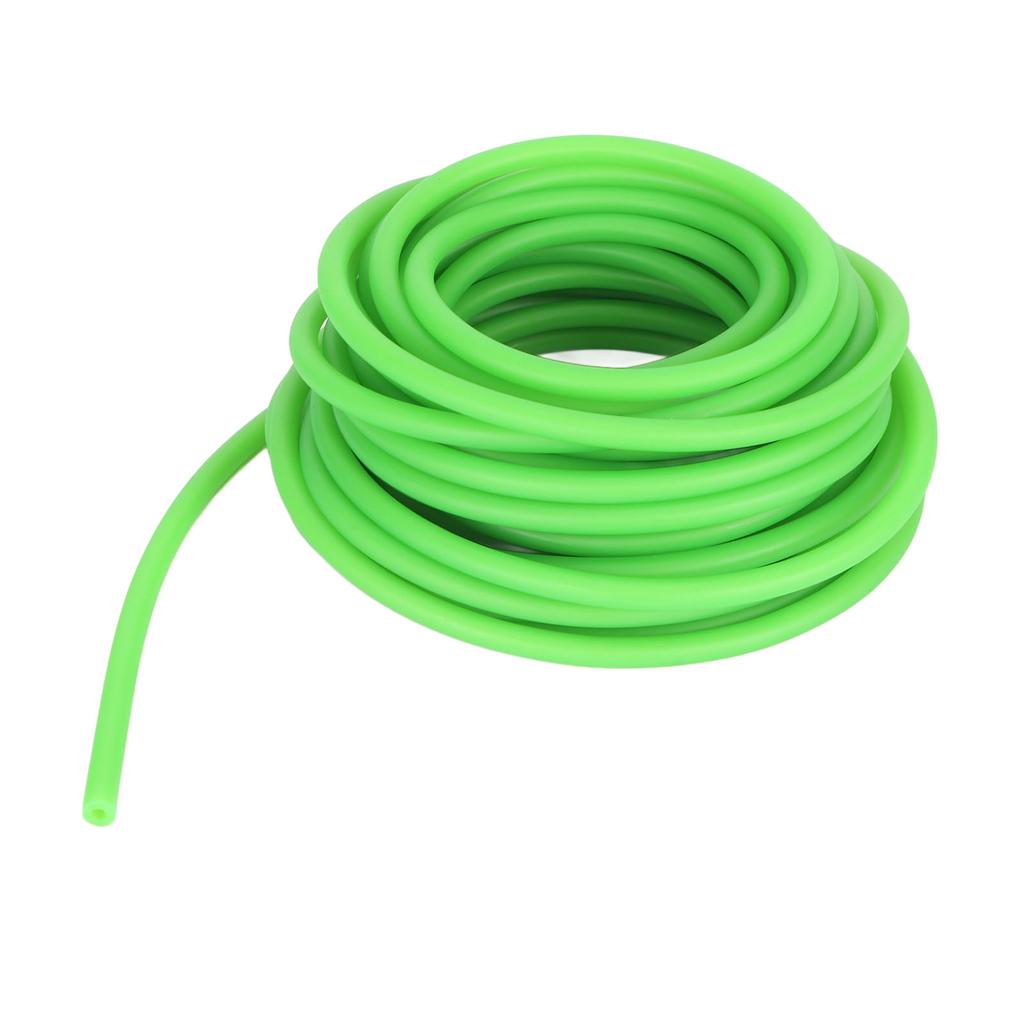 Latex Tube 32.8ft Quick Rebound Nice Flatness Natural   Latex Band for DIY   Fluorescent Green