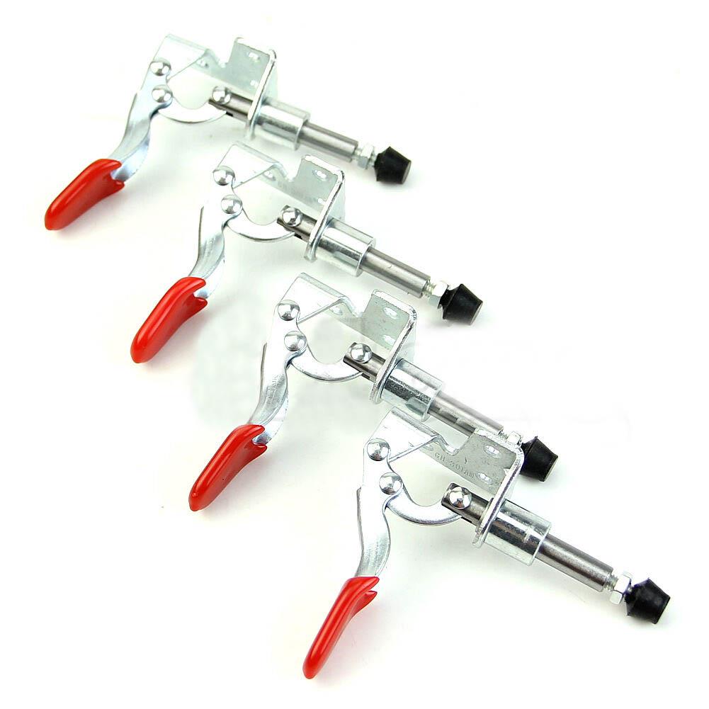 4 STÜCKE GH-301AM Schnellspanner Knebelklemme Spannkraft Schub-Zug-Klemmen Kolbenhub Handwerkzeug Schnellspanner Handwerkzeug
