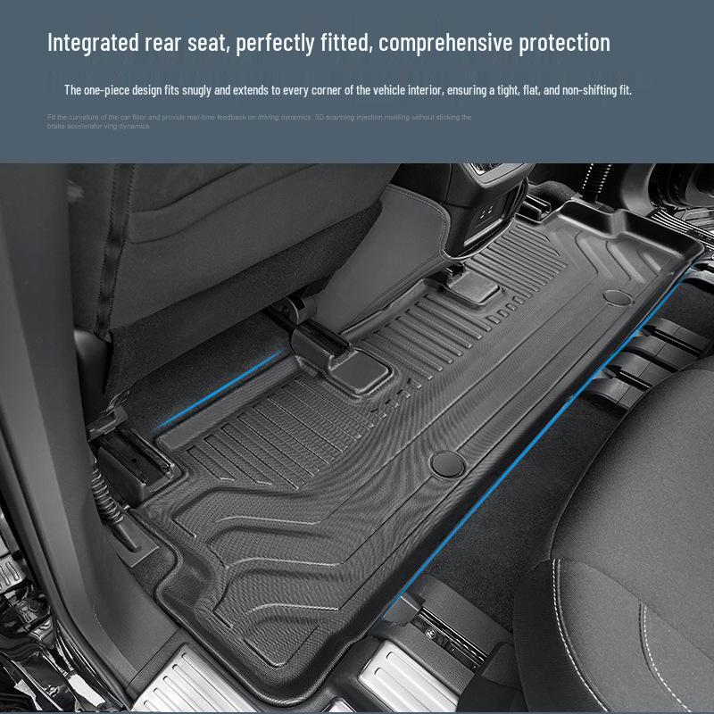 Custom All-TPE Floor, Trunk, and Seat Back Mats for 24 Nissan Land Cruiser Models