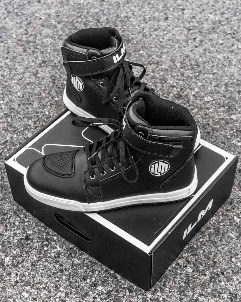 ILM Motorcycle and Breathable for and Autumn Men's Boots, Waterproof, Non-Slip, Abrasion-Resistant, Breathable, Spring, Summer,