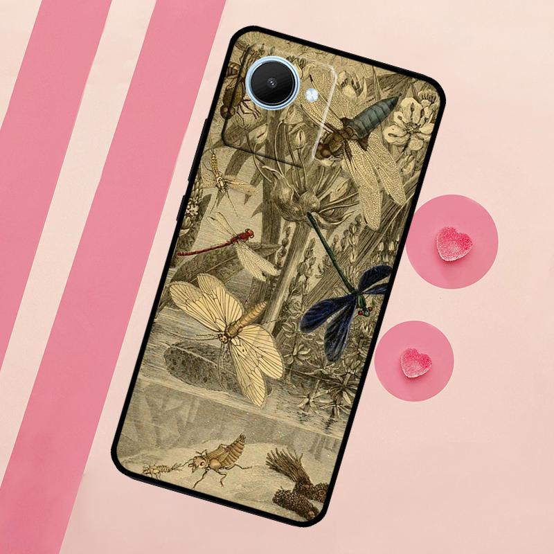 Dragonfly Pattern For Realme 15 10 11 12 13 14 Pro Plus C65 C67 C75 C63 C61 C55 C51 C53 C35 GT6 GT7 Pro Case