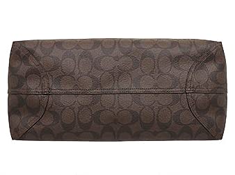 Tasche F05696 5696 Braun x Schwarz Signature PVC Leder Open City Tote Damen [Coach] (Tragetasche) [Outlet-Artikel] [Marke] [Artikel]