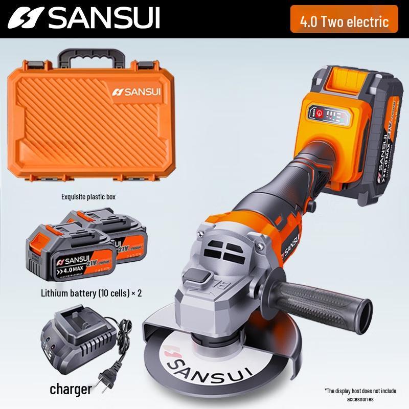 

TURBOSUN Brushless Lithium Angle Grinder CN plug (adapter included)