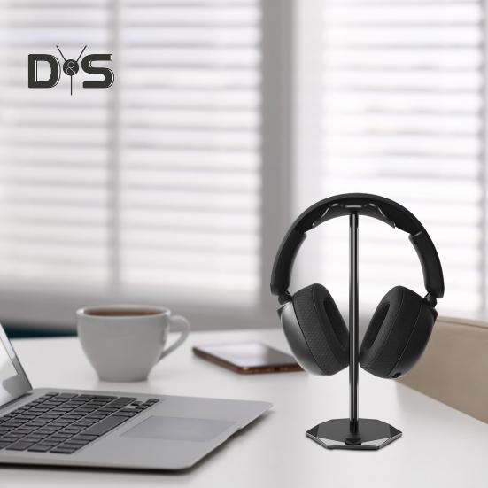 Gaming Headset Stand Rack Desktop Organizer with Anti-slip Base Arched Design High Stability Universal Headphone Display Bracket