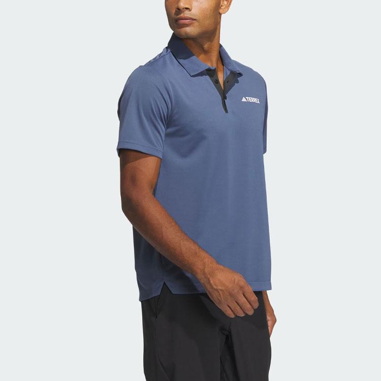Adidas Basic Polygiene Polo Shirt Men Tops Ink-Blue IS0296