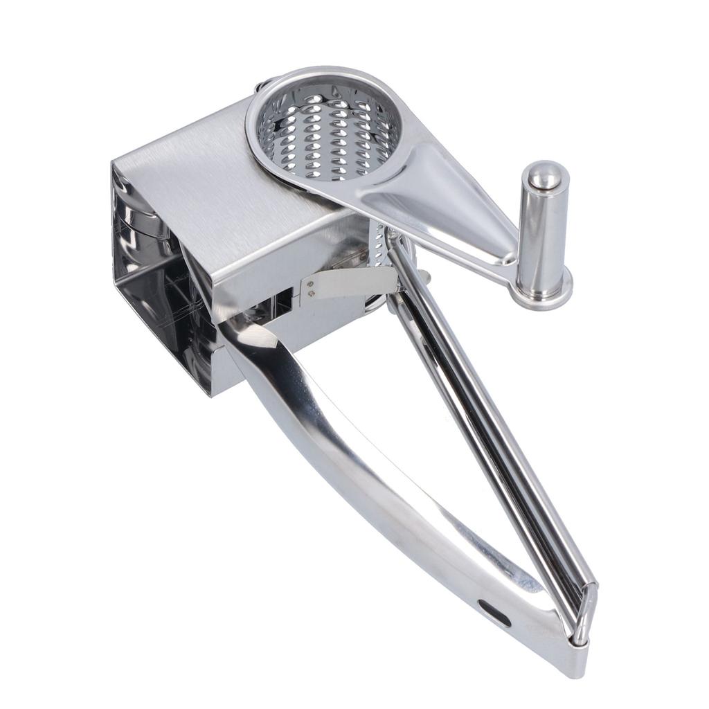 Cheese Grater Handhold Rotarting Stainless Steel Cheese Shredder for Household Chicken Cheese