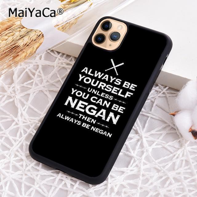 Negan Walking Dead Poster Phone Case For iPhone 17 Air 16 pro max 15 14 plus 12 13 Shell Cover coque