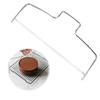 Stainless Steel Cake Cutters - 2 Pieces, Double Adjustable Wire, Cutting Aid - Suitable for Cakes, Pastries Label