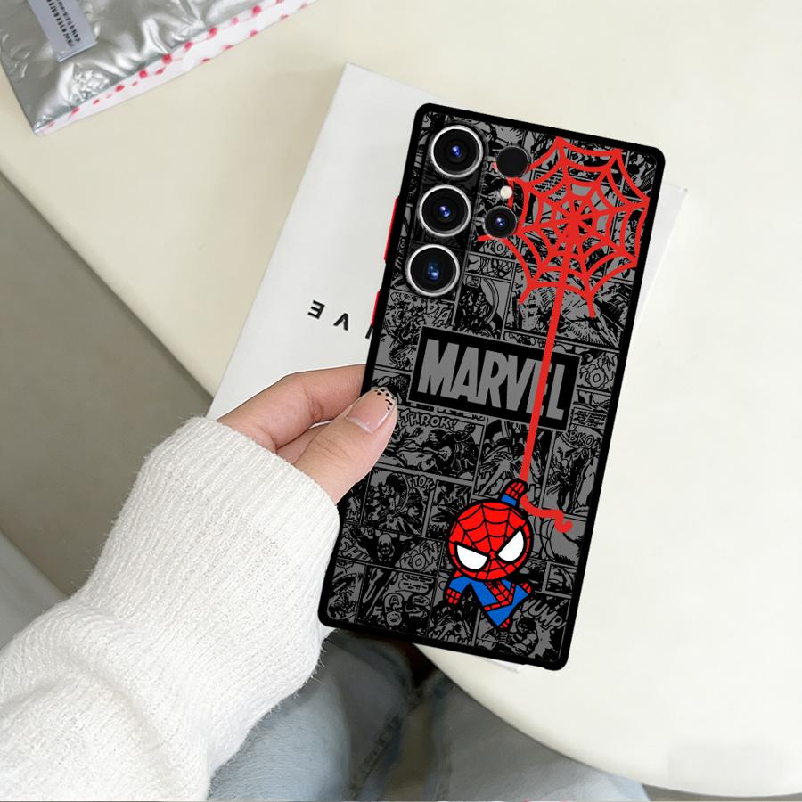 Marvel Süßes Spiderman Hülle Handyhülle für Samsung Galaxy S26 S20 S22 S24 Plus S21 S23 FE S25 Ultra Note 20 10+