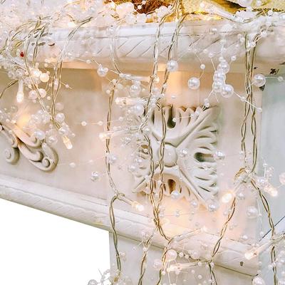 Pearl String Lights Led Bead String Decorative Lights Holiday Decoration Bar Table Decorative Lights Wedding Table Lighting Strings