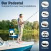 3/4 Inch Boat Seat Pedestal Swivel Boat Seat Pin Post Socket Boat Seat Base  Fishing Pontoon Boat