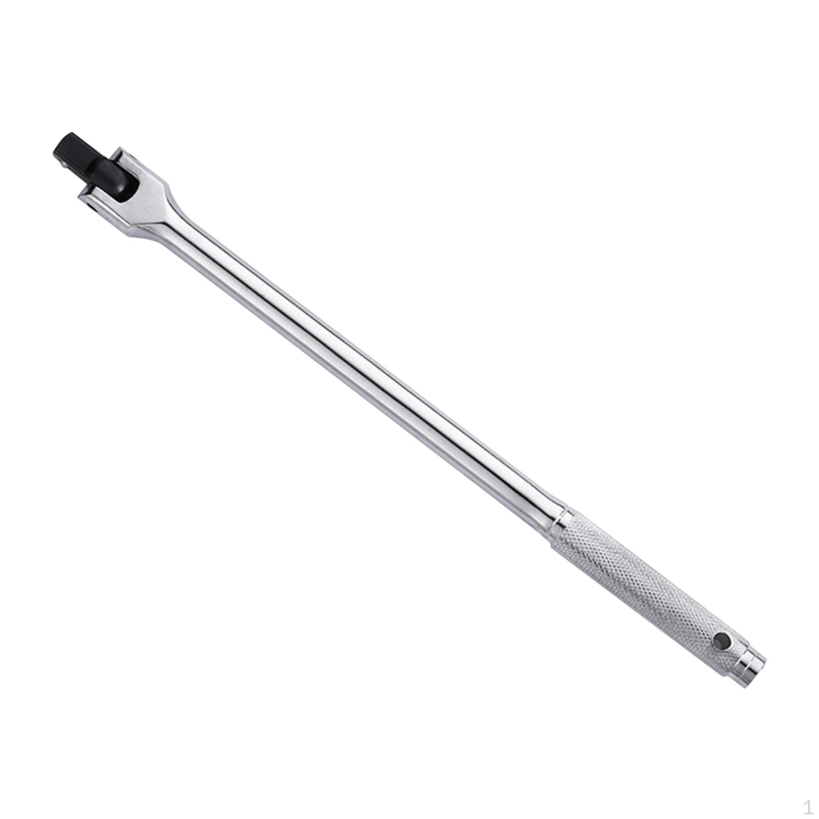 

Adjustable Ratchet Wrench with Knurled Handle, for Home And Car Repairs, Professional Wheel Nut Length 45cm