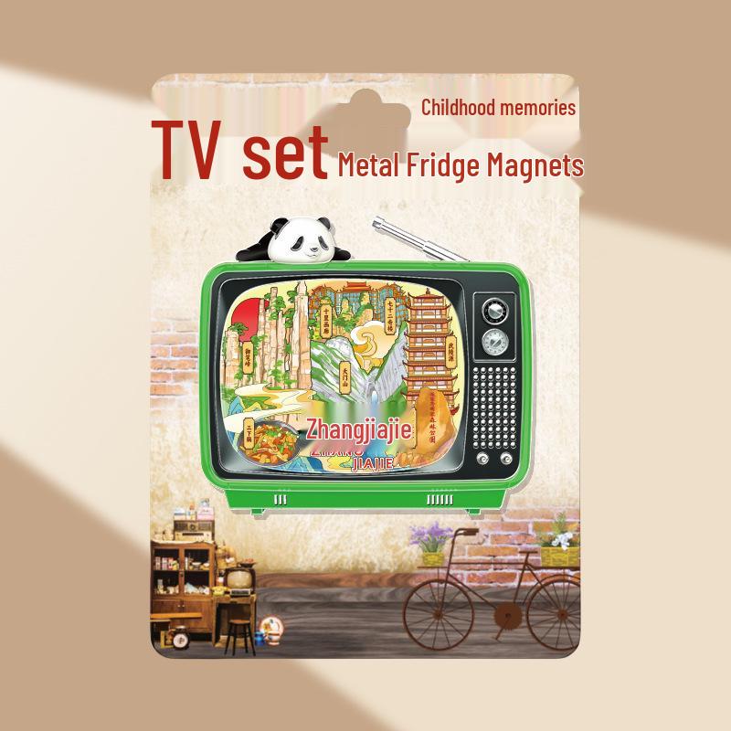 Magnetic Metal Refrigerator Magnets: City-Themed Cultural Souvenirs and Creative Tourist Gifts