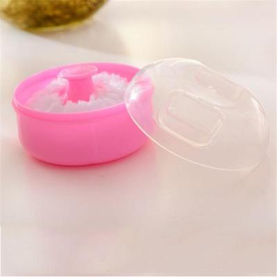 High Quality Baby Face and Body Powder Puff Powder Talcum PP Box