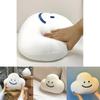 Weiches und kuscheliges Wolken-Emoji-Kissen für Mädchen Einzigartiges koreanisches Ins-Design