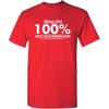 Always Give Hundred Percent Funny Graphic Tee | Bold Sarcastic Humor Mens T-Shirts | Graphic Novelty Sarcastic Funny T Shirt
