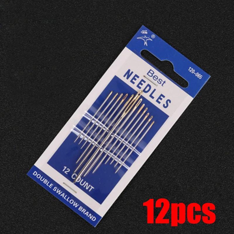 

36Pcs Older Blind Needle Elderly Needle-side Hole Hand Household Sewing Stainless Steel Sewing Needless Threading Diy Jewelry