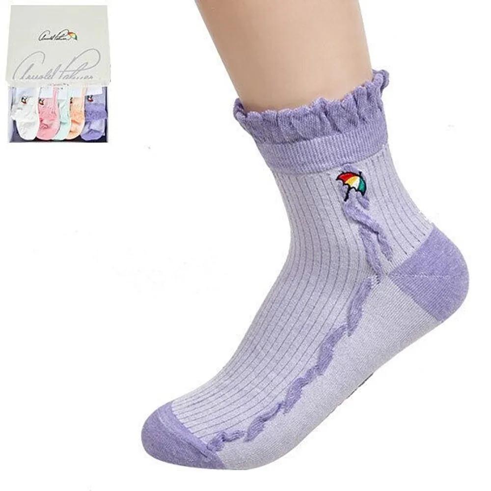 Arnold Palmer Feminine Frill Point Ladies Mid-calf Socks 0111ce (P003802559) Random shipping (5 pairs) 23~25cm