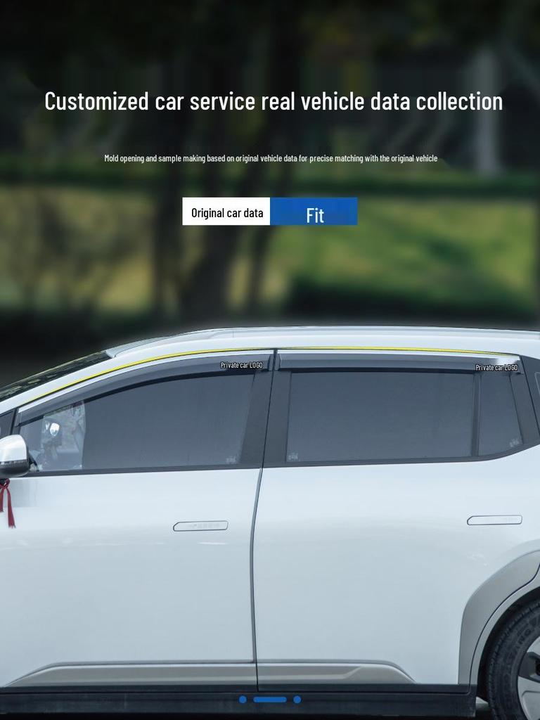 Geely Car Window Rain Shields - Fits Mini, Haoyue, Boyue, Xingyue, and Panda Models.