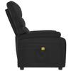 Vidaxl Massage Armchair, Black, Faux Leather