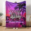 Grand Theft Auto Customize Text Blanket Lightweight Customizable Blanket Warmthful Decor Throw For Home Decor Office Chair Office Chair