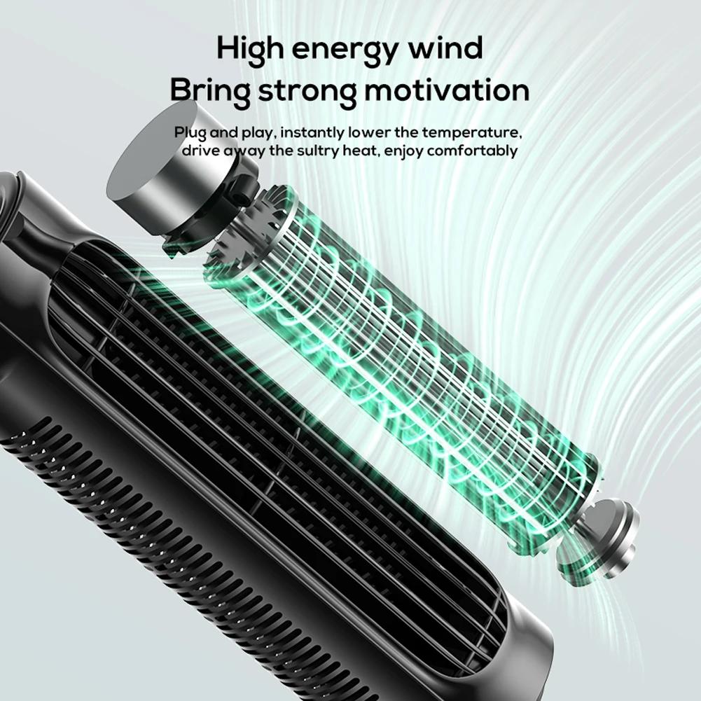 Car Headrest Cooling Air Fan USB Powered 3 Speeds Adjustable Creative Car Seat Fan Low Noise Auto Interior Fan Auto Accessories