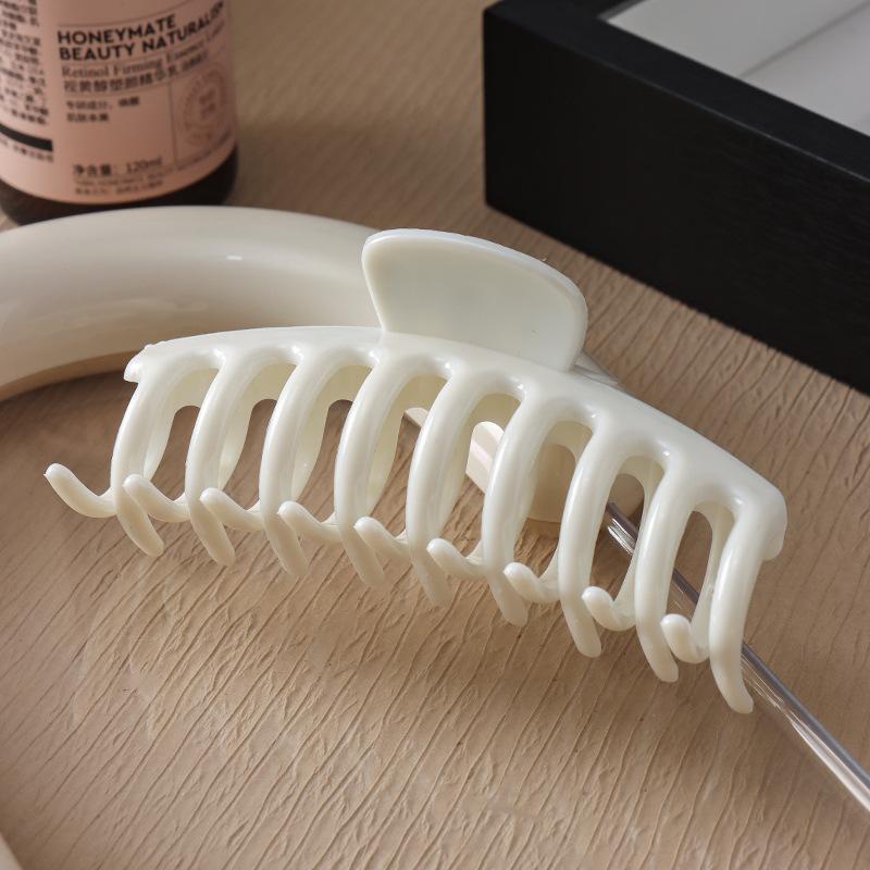 Soft Silicone Shark Hair Claw, Non-Slip Round Hair Clip for Women