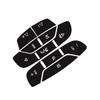 For 2007-2014 Cadillac Escalade Steering Wheel Button Repair Decal Sticker Black