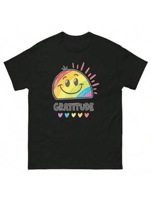 Gratitude Emotion Illustration Bright Vibe T Shirt
