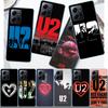 Band U2 Phone Case For Redmi 12 13C 12C 15C 9 10 10C Note 13 Pro Plus 14 15 Pro 9T 9C 9A TPU Soft Cover Clear Cell Cases Shockpr