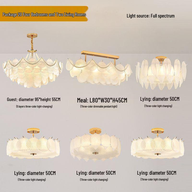 Modern French Crystal Pearl Chandelier for Living Room and Dining Room