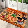 Halloween Welcome Doormat for Indoor and Outdoor Bedroom Use Suitable for Home Halloween Kitchen Home Holiday Entrance Mat Decor