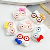 Cartoon Cat Resin Accessories: Glasses, Hair Clips, Bracelets, Keychains & Ornaments