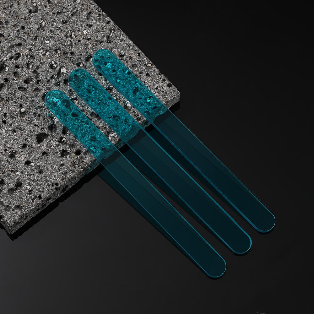 5pcs Acrylic Transparent Color Stirring Rod Mixing Resin Dripping Tool for Epoxy Resin DIY Portable Resin Tool Crafts Accessorie синий