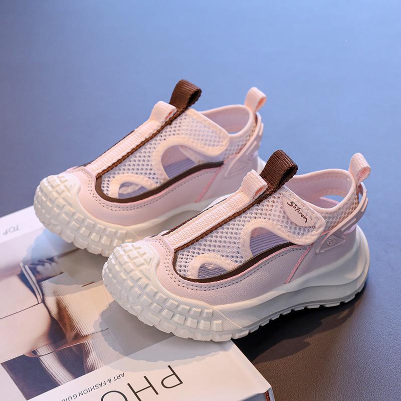 Summer Non-Slip Wear-Resistant Girls' Fashion Sandals - Stylish and Durable for Medium To Large Children