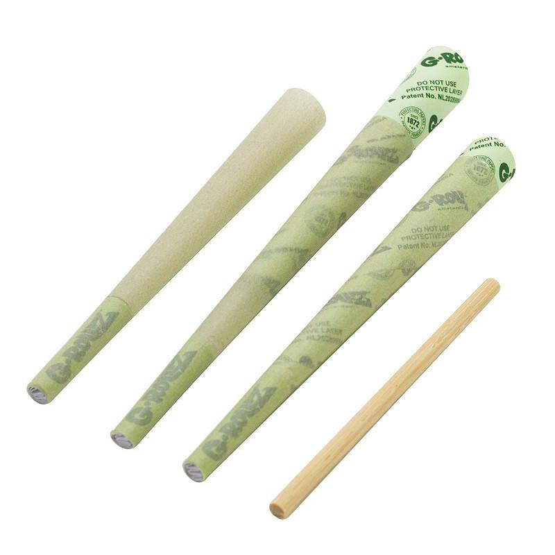 Bibułki Cones Pets Rock Rap - Organic Green Hemp