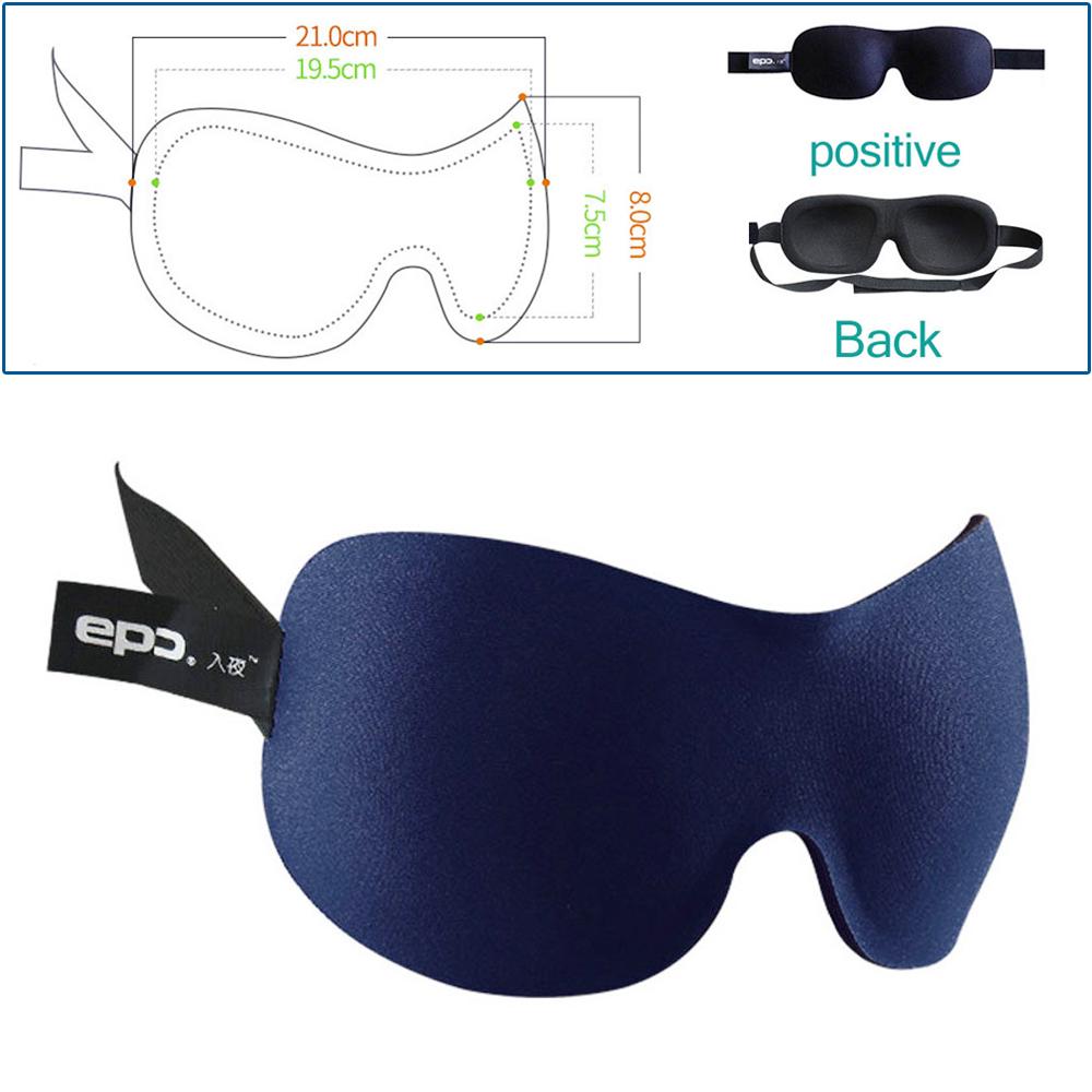 Tcare 3D Sleeping Eye Mask Breathable Cotton Light Blocking for Travel Office Home Comfortable Sleep