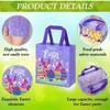Non Woven Easter Tote Bag Large Dustproof Moistureproof Bunny Egg Print Gift Bag Foldable Shopping Bag Party Gift Storage Bag