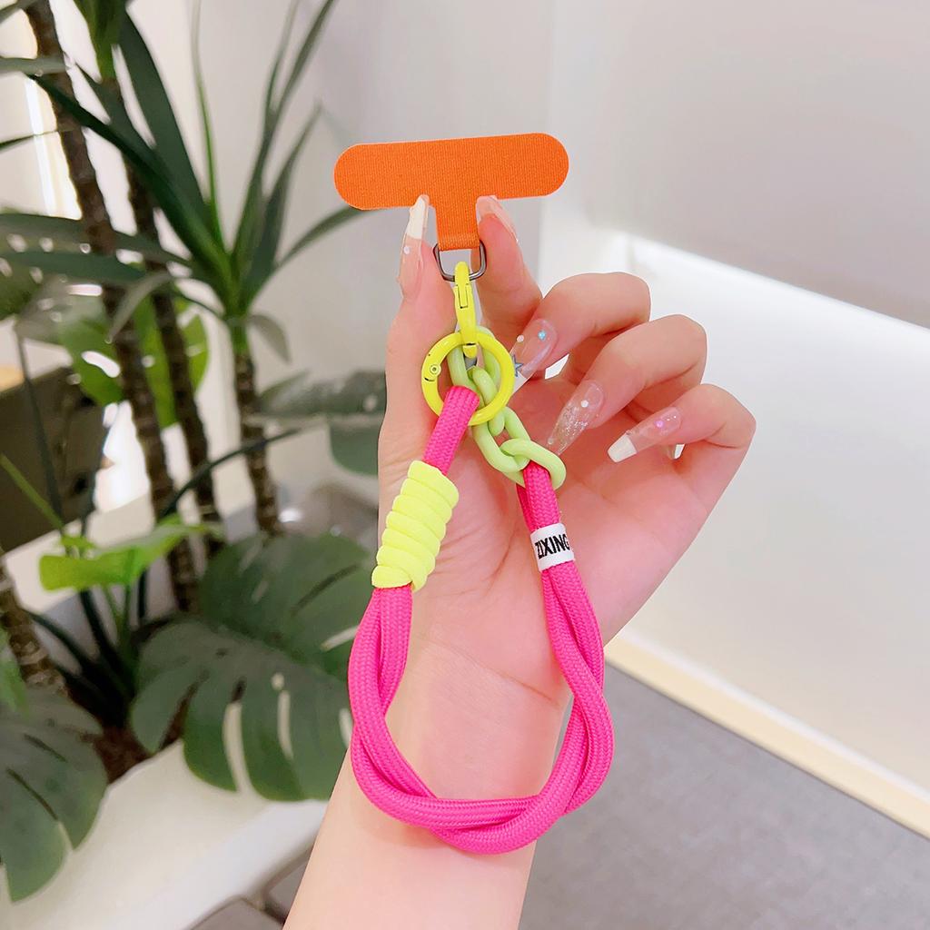 1 Stück Handystraps Hängeschnur Handy-Lanyard Kurzer Handgelenkriemen Anhänger Anti-Verlust-Kette für Damen Schlüsselanhänger