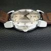 VINTAGE HAND-WINDING REFURBISHED SWISS MENS SILVER COLOR DIAL WATCH a700872-5 R205a-a700872