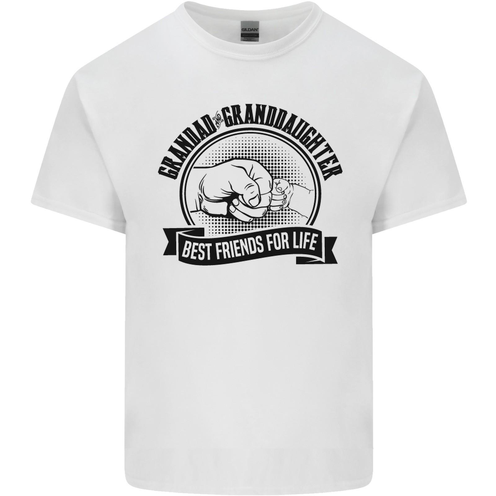 Grandad & Granddaughter Grandparents Day Mens Light Cotton T-Shirt XL