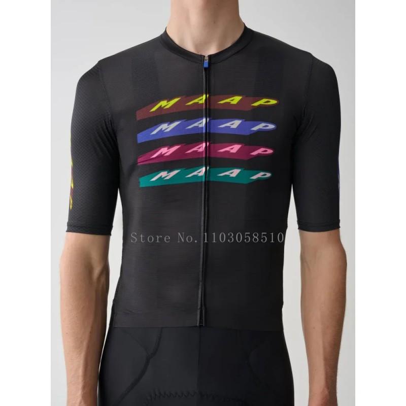 Maglia Leggera da Ciclismo da Uomo a Maniche Corte Traspirante per Mountain Bike e Bici da Strada Vestibilità Larga Miscela di Lino