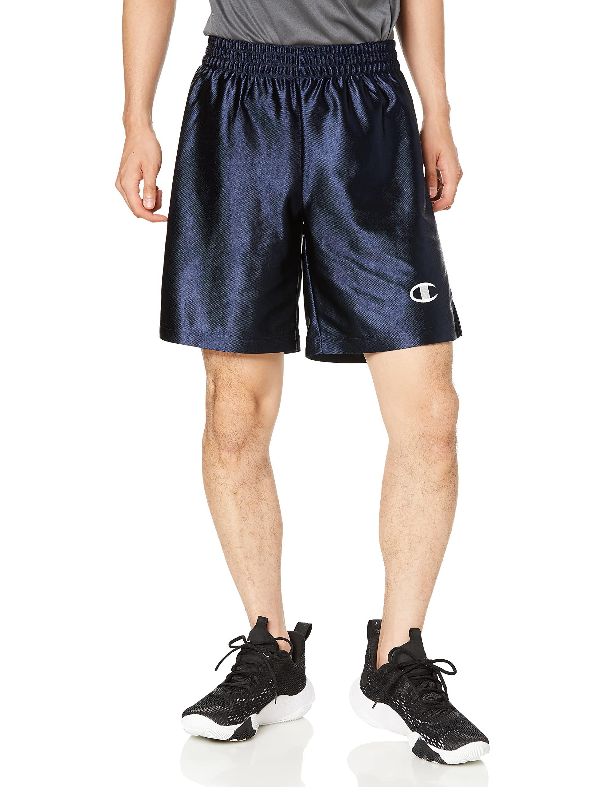 

Чемпионские баскетбольные тренировочные шорты размера M E-MOTION C3-TB501 мужские быстросохнущие с логотипом в одной точке, темно-синие,