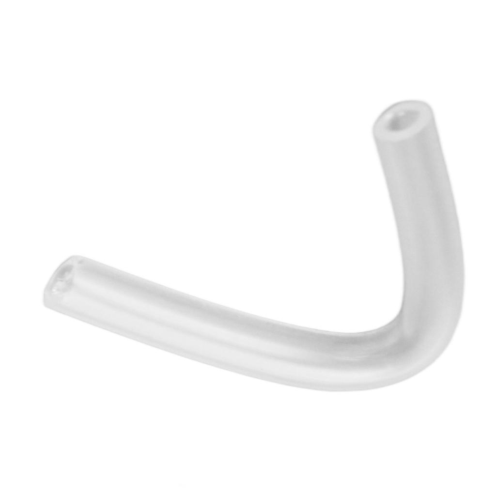 10pcs Tubo para Aparelho Auditivo em Forma de V Transparente de Substituição PVC Tubo de Som para Fones de Ouvido de Aparelho Auditivo