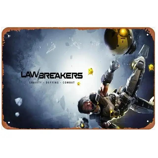 Vintage Video Game Metal Tin Signs  Call of Duty Fantasy Wall Art Poster for Game Room Garage Man Cave Cafe Bars Pubs Decoration