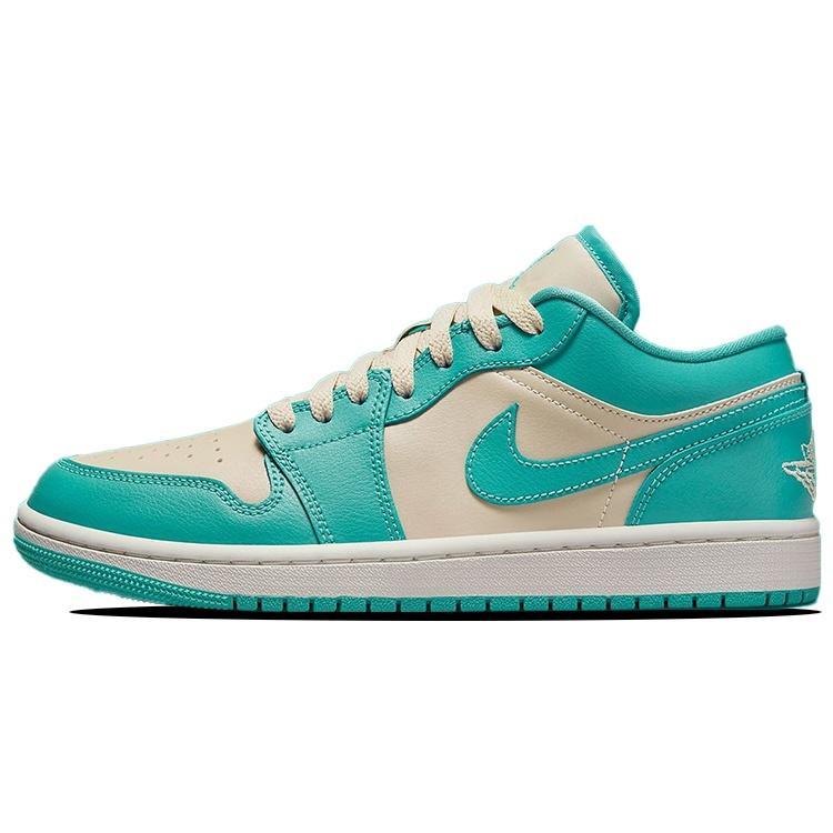(WMNS) Air Jordan 1 Low  Tropical Teal Sandy Beige  Women s DC0774-131 EU 36