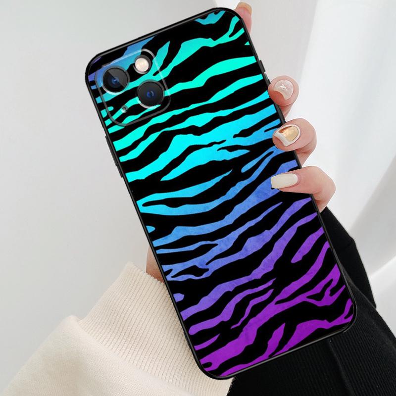 Zebra Skin Print Phone Case For iPhone 17 Pro Max 15 14 13 11 12 16 Pro Max mini 15 16 Plus 16e 17 Air Cover